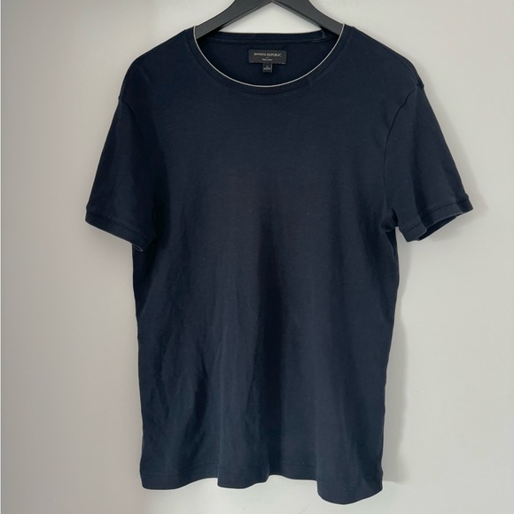 Banana Republic Other - Banana Republic Navy Dress Crew Shirt